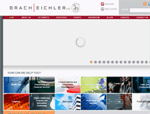 Tablet Screenshot of bracheichler.com